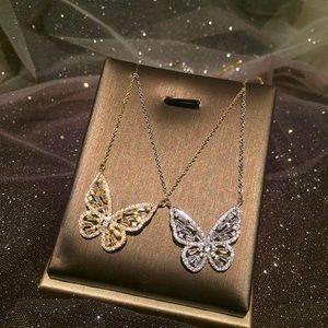 Butterfly Dimond Necklace